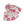 Large Floral Poly Scarf - Garden Blooms White Voile - Dipaliz - Scarves & Shawls
