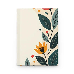 Large Flowers Hardcover Journal - Stylish Creative Notebook - Dipaliz - Journals