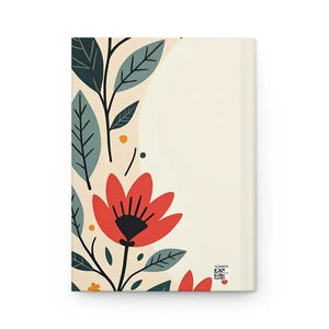 Large Flowers Hardcover Journal - Stylish Creative Notebook - Dipaliz - Journals