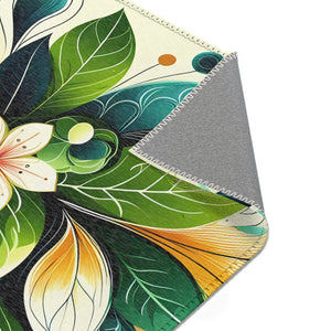 Floral Area Rugs – Leaf Designs Chenille - Dipaliz