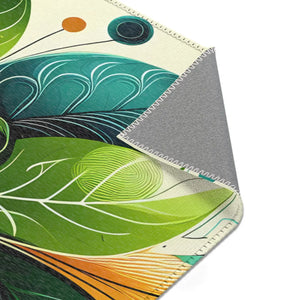 Floral Area Rugs – Leaf Designs Chenille - Dipaliz