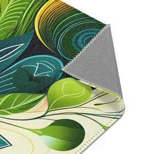 Floral Area Rugs – Leaf Designs Chenille - Dipaliz