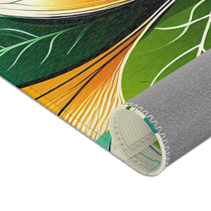 Floral Area Rugs – Leaf Designs Chenille - Dipaliz