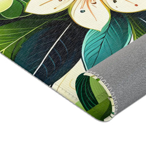 Floral Area Rugs – Leaf Designs Chenille - Dipaliz