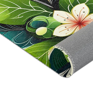 Floral Area Rugs – Leaf Designs Chenille - Dipaliz