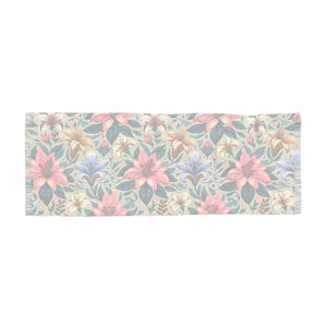 Large Flowers Light Scarf - Scarves & Shawls