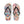 Stylish Flowers Flip Flops - Black Pvc Strap - Dipaliz - Slippers
