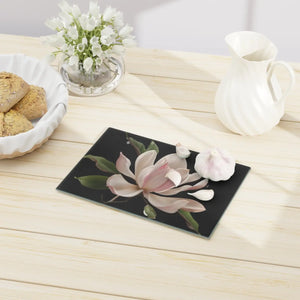 Large Pink Flower Cutting Board Tempered Glass - Dipaliz - Boards