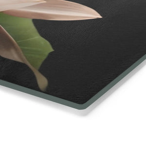 Large Pink Flower Cutting Board Tempered Glass - Dipaliz - Boards