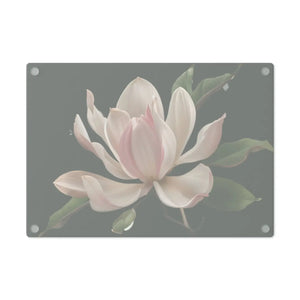 Large Pink Flower Cutting Board Tempered Glass - Dipaliz - Boards