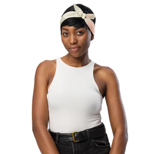 All-over Print Bandana Large Pink Rose Flowers Style - Dipaliz - m - Bandanas & Headties