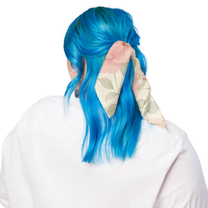 All-over Print Bandana Large Pink Rose Flowers Style - Dipaliz - s - Bandanas & Headties