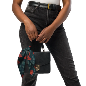 Floral All-over Print Bandana - Bold Red Blooms - Dipaliz - Bandanas & Headties