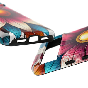 Vibrant Flower Tough Cases - Protective Phone - Dipaliz - Mobile