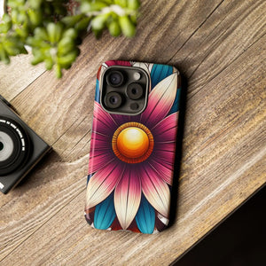 Vibrant Flower Tough Cases - Protective Phone - Dipaliz - Mobile