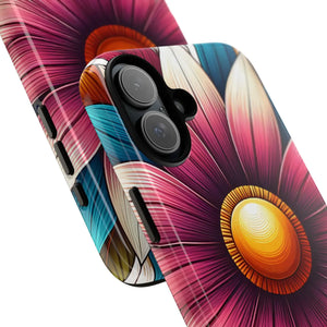 Vibrant Flower Tough Cases - Protective Phone - Dipaliz - Mobile
