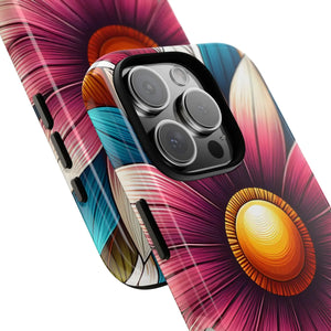 Vibrant Flower Tough Cases - Protective Phone - Dipaliz - Mobile