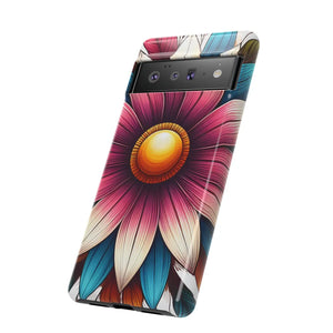 Vibrant Flower Tough Cases - Protective Phone - Dipaliz - Mobile