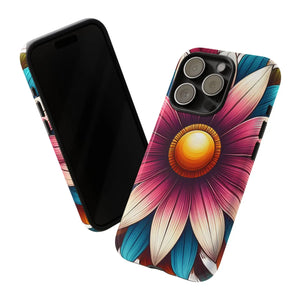 Vibrant Flower Tough Cases - Protective Phone - Dipaliz - Mobile