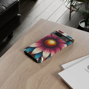 Vibrant Flower Tough Cases - Protective Phone - Dipaliz - Mobile