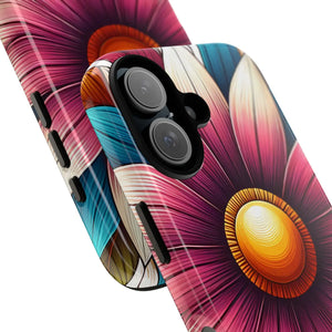 Vibrant Flower Tough Cases - Protective Phone - Dipaliz - Mobile