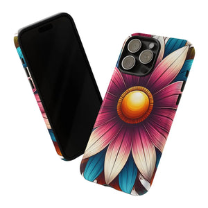 Vibrant Flower Tough Cases - Protective Phone - Dipaliz - Mobile