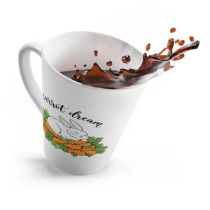 Carrot Dream Bunny Latte Mug - Whimsical Morning Coffee - Dipaliz - 12oz
