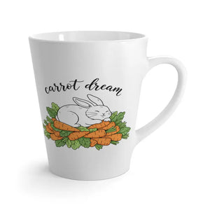Carrot Dream Bunny Latte Mug - Whimsical Morning Coffee - Dipaliz - 12oz