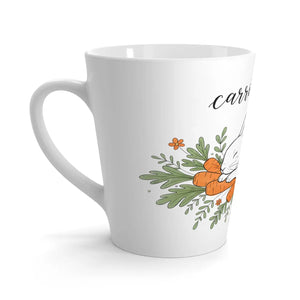 Whimsical Bunny Latte Mug - Carrot Dream 12oz Ceramic - Dipaliz - Mugs