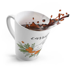Whimsical Bunny Latte Mug - Carrot Dream 12oz Ceramic - Dipaliz - Mugs
