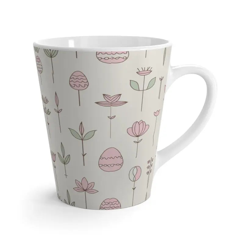 Elegant Easter Egg Latte Mug for Home Brewed Bliss - 12oz