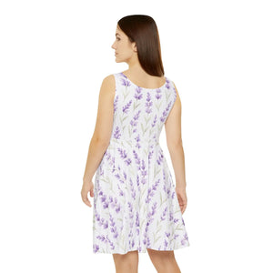 Lavender Floral Summer Dress – Organic Cotton - Dipaliz - Dresses - Xs
