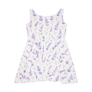 Lavender Floral Summer Dress – Organic Cotton - Dipaliz - Dresses - Xs