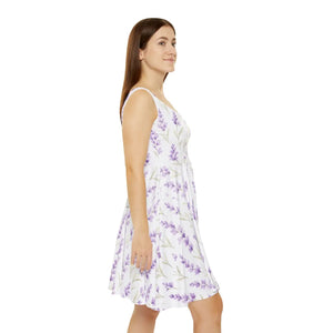 Lavender Floral Summer Dress – Organic Cotton - Dipaliz - Dresses - Xs