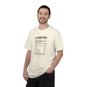 Lawyer Funny Nutrition Facts T-shirt, Gift Tee - T-shirts