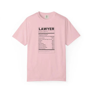 Lawyer Funny Nutrition Facts T-shirt, Gift Tee - T-shirts