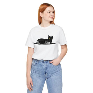Lazy Cat Jersey Short Sleeve Tee - Tired Comfort - Dipaliz - White / s - T-shirts