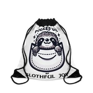 Sloth Drawstring Bag - Lightweight Women’s Fashion Style - Dipaliz - one Size - Handbags Wallets & Cases