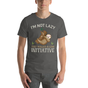Chic Sloth T-shirt - Soft Cotton Low Initiative Tee - Dipaliz - T-shirts