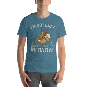 Chic Sloth T-shirt - Soft Cotton Low Initiative Tee - Dipaliz - T-shirts