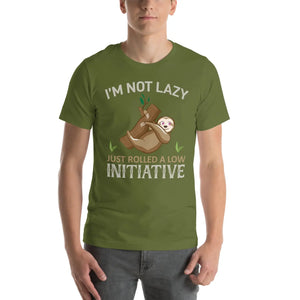 Chic Sloth T-shirt - Soft Cotton Low Initiative Tee - Dipaliz - T-shirts