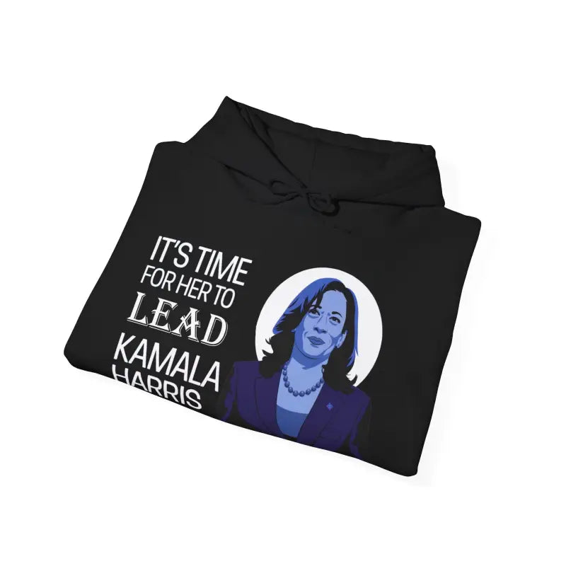 Kamala Harris Heavy Blend Hooded Sweatshirt - Lead with Style - Hoodie