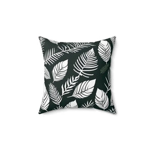 Leaves Spun Polyester Square Pillow Double-sided Print - Dipaliz - 14’’ × - Throw Pillows