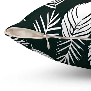 Leaves Spun Polyester Square Pillow Double-sided Print - Dipaliz - Throw Pillows