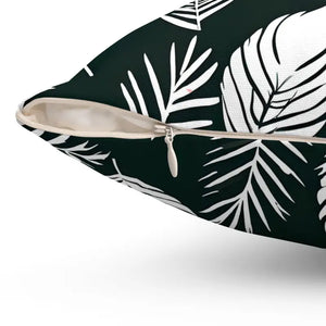 Leaves Spun Polyester Square Pillow Double-sided Print - Dipaliz - Throw Pillows