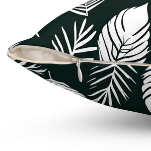 Leaves Spun Polyester Square Pillow Double-sided Print - Dipaliz - Throw Pillows