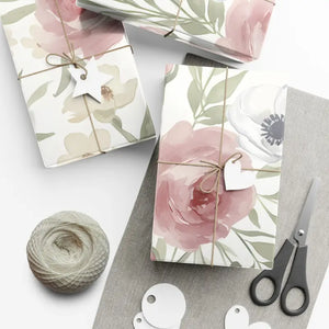 Leaf Pattern Gift Wrap Botanical Style - Dipaliz - Wrapping Paper