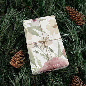 Leaf Pattern Gift Wrap Botanical Style - Dipaliz - Wrapping Paper