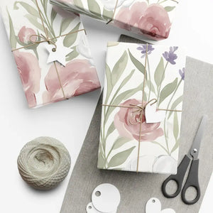 Leaf Pattern Gift Wrap Botanical Style - Dipaliz - 29’’ x 20’’ / Matte - Wrapping Paper