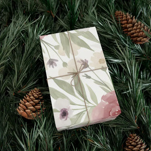 Leaf Pattern Gift Wrap Botanical Style - Dipaliz - Wrapping Paper